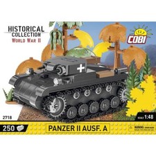 COBI-2718 WWII Panzer II Ausf.A Model Tank Building Bricks 300Pcs
