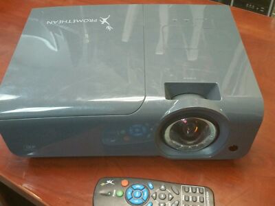 PROMETHEAN PRM-25 PORTABLE PROJECTOR, WORKS GREAT!! IMAGE IS CLEAR & BRIGHT work