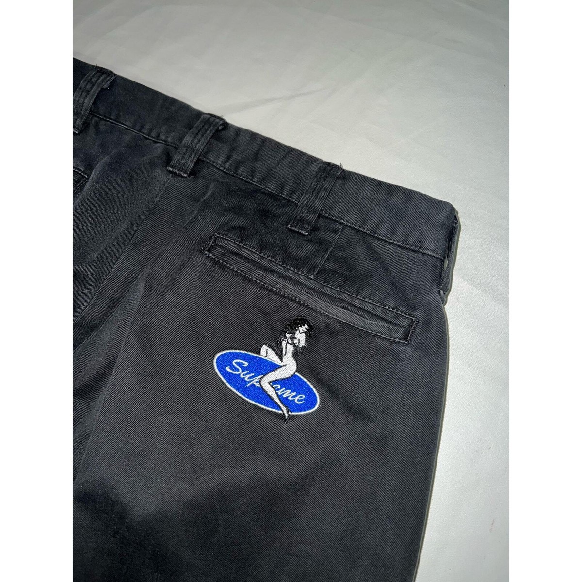 Supreme Pin Up Chino Pants 32 BLACK Supreme - Chino Pant - UG.SHAFT
