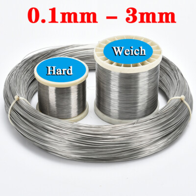 Spring Steel Wire 0.1 mm - 3 mm Spring Wire 304 Stainless Steel / Binding Wire