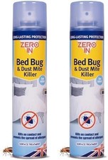Bed Bug & Dust Mite Killer, Prevents Allergies, Treats Mattress, Beds &Furniture