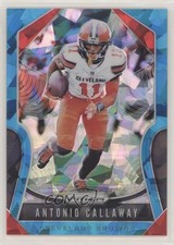 2019 Panini Prizm Blue Ice Prizm 70/99 Antonio Callaway #84 6w8