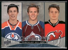 2011-12 UD Young Guns Checklist (Nugent-Hopkins / Landeskog / Larsson #250