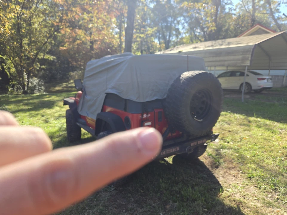 Cubierta Bestop All Westher Trail Jeep Wrangler Tj 97-06 gris Foto 4 de 4