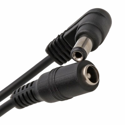5,5 x 2,1 mm rechtwinklig DC Power Stecker Buchse CCTV Verlängerungskabel