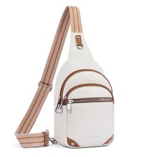 Anti Theft Crossbody Bags for Women Travel Chest Sling Bag Leather RFID Purse...