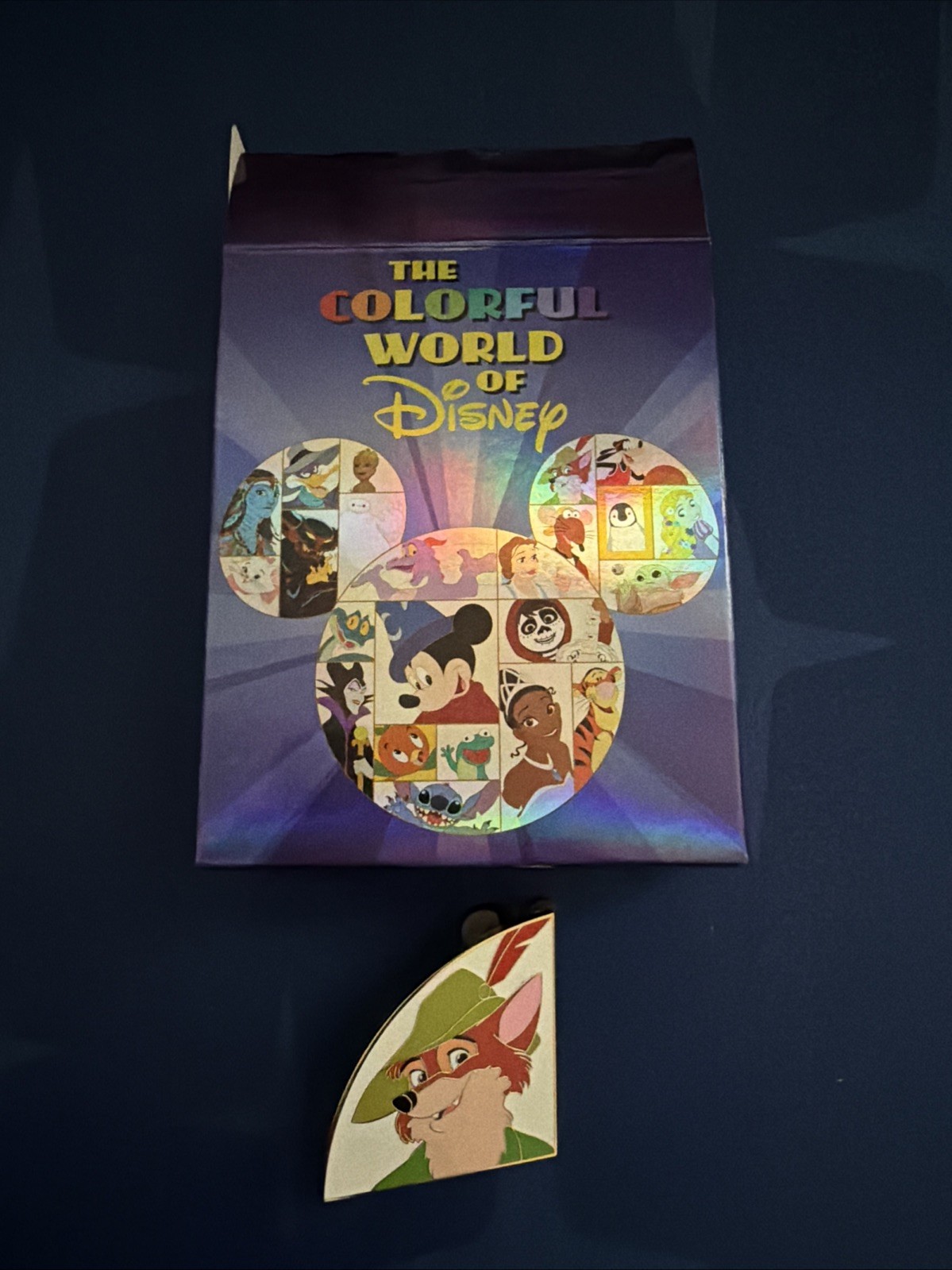 D23 Expo 2026 MOG Colorful World of Disney Robin Hood Pin Color Changing LE500