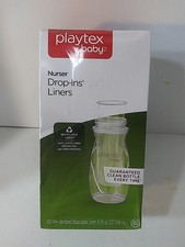 Playtex Baby Drop-Ins 100 Pre Sterilized Disposable Bottle Liners 8-10oz