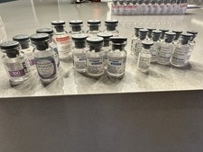 Lot Of 22 Mixed Empty Used Vials. Botox Dysport Xeomen Jeuveau Letybo Hylenex