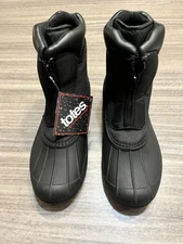 Totes Cassel Men’s Winter Snow Boots Sz 11 M Waterproof Shell Zipper Brand New