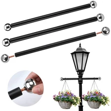 Yaocom 3 Pcs Lamp Post Cross Arm 16 Inch Handle Replacement Steel Cross Arm L...