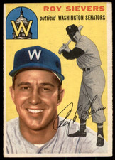 1954 Topps #245 ROY SIEVERS  Washington Senators   NM