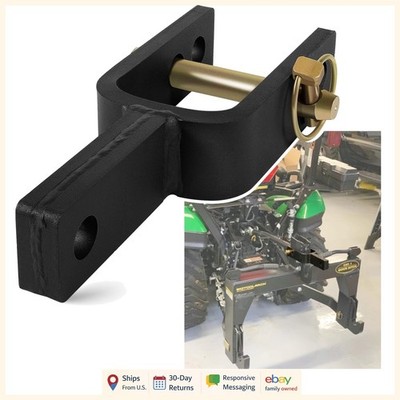Quick Hitch Adapter for Category 1 Tractors, Adjustable Link Bracket Movements