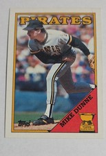 1988 Topps - Topps All-Star Rookie Mike Dunne #619 (RC)