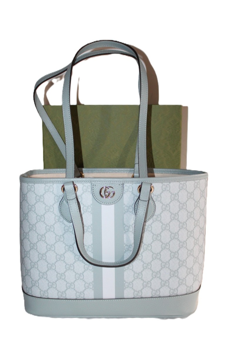 NWOT Gucci GG Supreme Web Ophidia Tote Top Handle Shoulder Bag