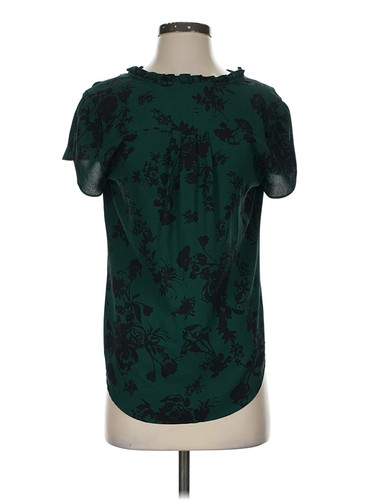41Hawthorn Women Green Short Sleeve Blouse XS