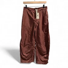 BDG Urban Outfitters Burgundy Barrel Wide Leg Pants- Size Small