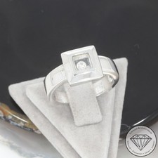 Wert 1590 € Solitär Brillant Ring 750 18 Karat Weiß Gold xxyy