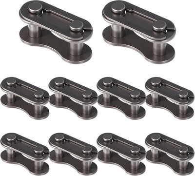 10-Pack Bike Chain Master Links for Missing Link Repair, Single Sp Color: Dark