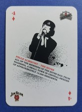 PELLE ALMQVIST - The Hives - Single Playing Card Jim Beam Music 2006