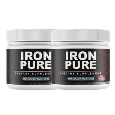 (2-Pack) Iron Pure Male Powder   IronPure Powder Supports Male Health