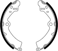 ATE Bremsbackensatz Hinten Rechts Links für SUZUKI Sj410 Samurai Sj413 