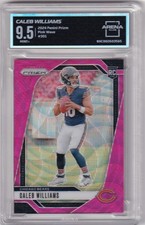ARENA CLUB 9.5 MINT+ 2024 PRIZMS PINK WAVE RC CALEB WILLIAMS CHICAGO BEARS GR91