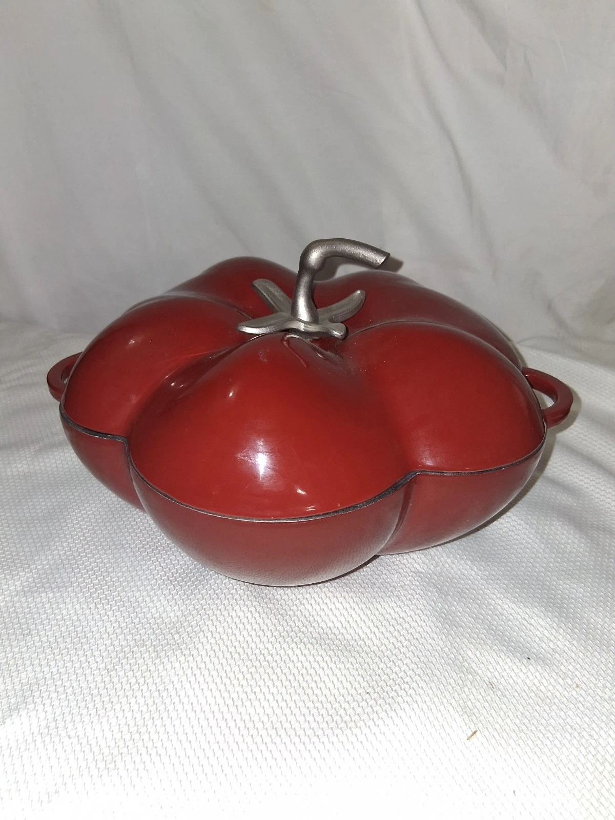 Cook Essentials Cast Iron Enameled Dutch Oven 3.3L With Lid Tomato