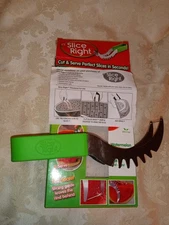 Ez Slice Right Watermelon Cantaloupe Cake Knife Slice Cutter NEW As seen on TV