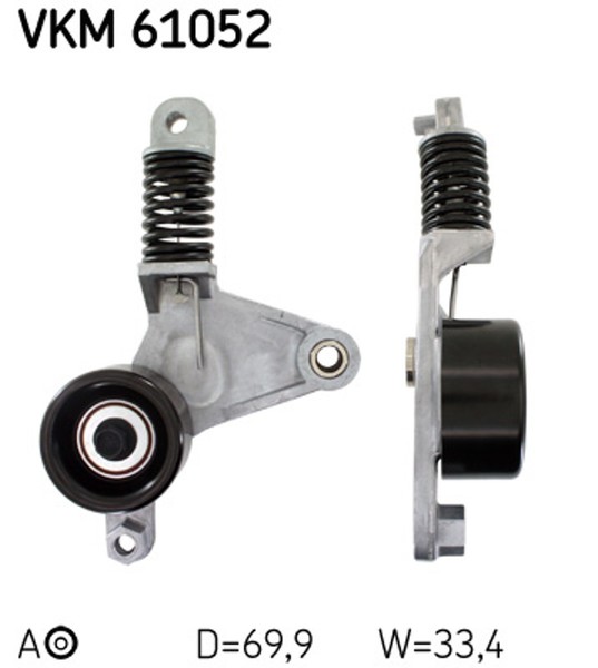 SKF Riemenspanner Keilrippenriemen VKM 61052 FüR RAV Toyota Camry Previa 69,9Mm-image