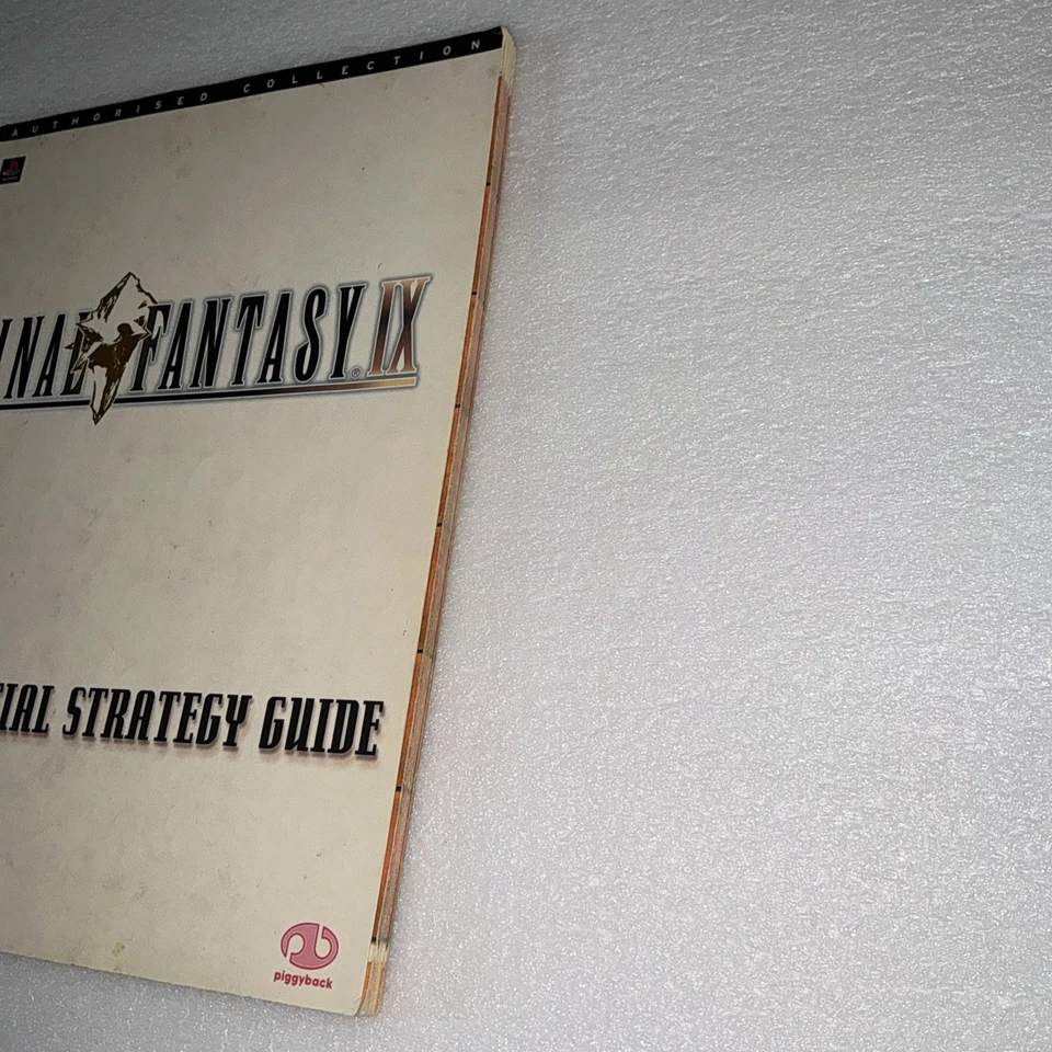 Final Fantasy IX 9 Official Piggyback Strategy Game Guide Book Go Used Rare RPG - Image 4 of 4