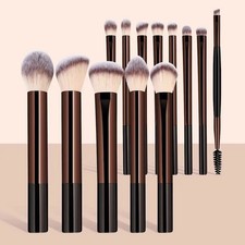 13PCS Makeup Brush Set Foundation Concealer Powder Eyeshadow Blush Kabuki Kit