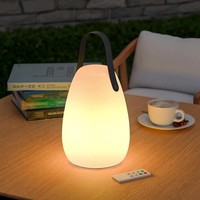 Fuyo Outdoor Lampe LED Akku Tischleuchte Tragbare Kabellos Dimmbare Tischlampe