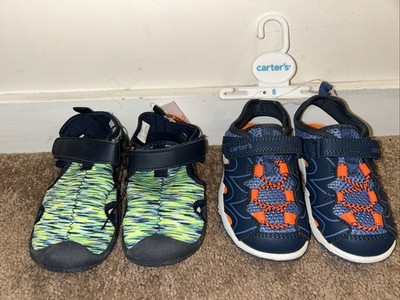 NWT Carter s & Jumping Beans 8T Lot - Sandals For Water/Sports Summer