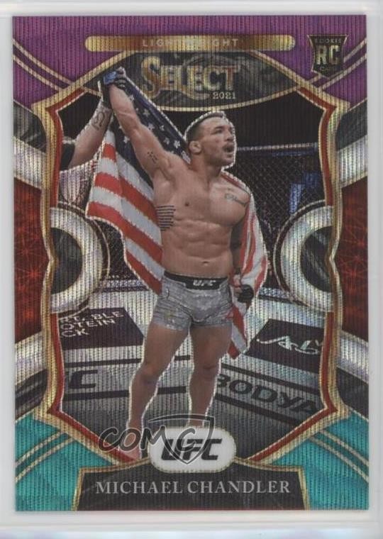 2021 Panini Select UFC Concourse Tri-Color Prizm Michael Chandler #9 0iv