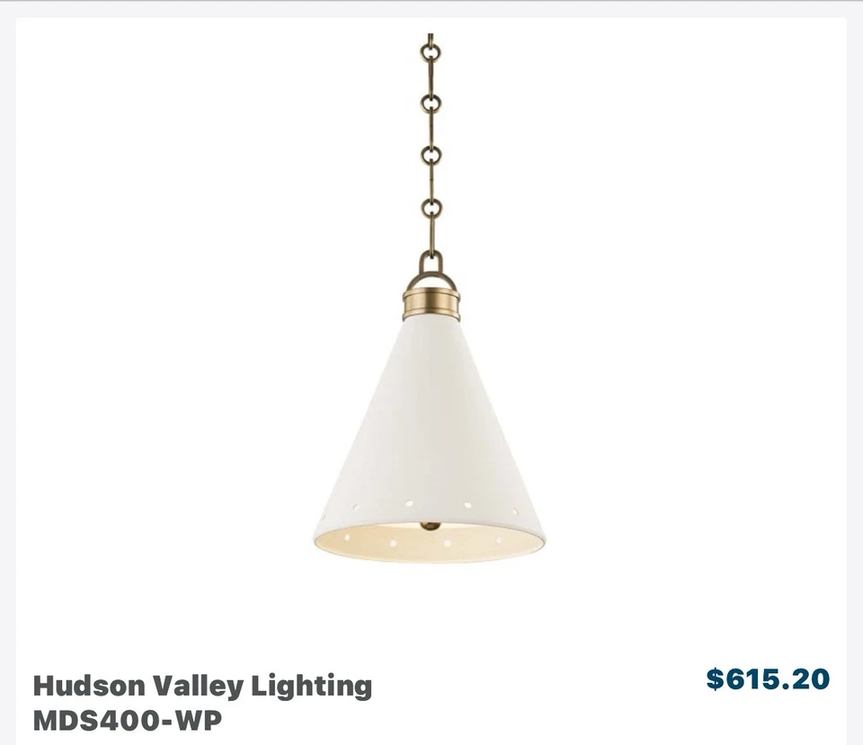 Hudson Valley Lighting MDS400-WP 石膏编号 1 — 第 2/4 张图片