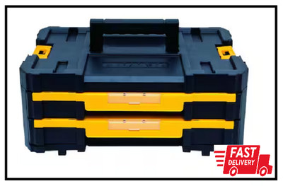 DEWALT TSTAK IV 7 in. Stackable 18-Compartment Double Shallow Drawer