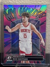 2024-25 Panini Donruss Optic - My House Reed Sheppard #18 Pink Prizm /25 (RC)