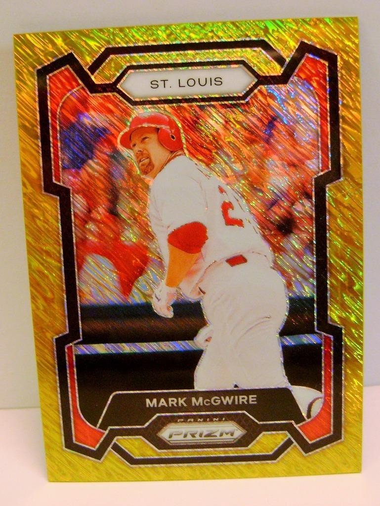 MARK MCGWIRE #2 /7 GOLD PRIZM PANINI BASEBALL 2024