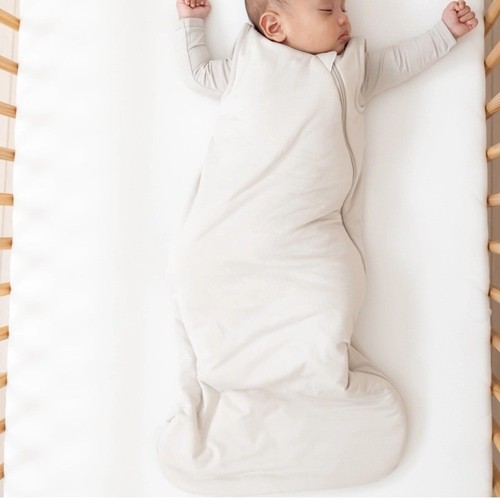 Kyte Baby Sleep Bag in Cloud 1.0 Oat Swaddler Small