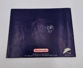NES Dragon Warrior Nintendo Entertainment System Game Manual & Sleeve