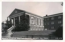 Bristol VA Virginia Euclid Avenue View Photo Postcard COPY