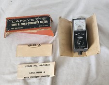 Lafayette 99-25835 SWR / Field Strength Meter w/ Original Box & Manual Japan