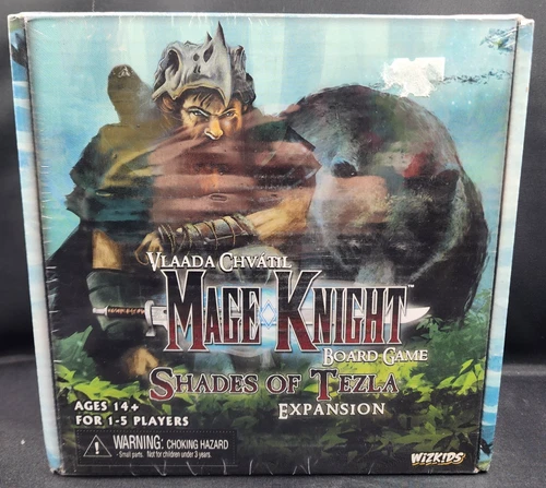 Mage Knight Shades of Tezla Expansion Sealed in damaged box.
