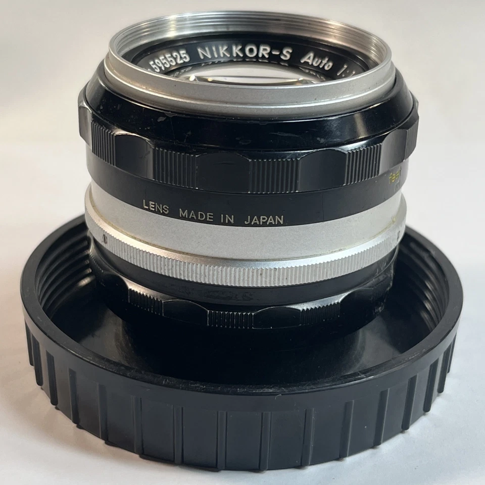 Nikon Nikkor-S Auto 1:1.4 f=50mm 1:1.4 Lens Nippon Kogaku W/ Original Case NICE - Image 3 of 4