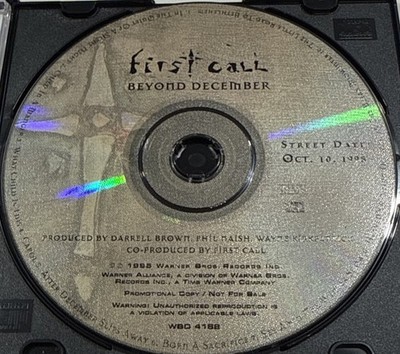 PROMO First Call  Beyond December  1995 Pre-Release CD w/Amy Grant/Mel Tunney !