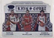 2019 Crown Royale The King's Court Blue 71/75 CJ McCollum Damian Lillard #1 7y2
