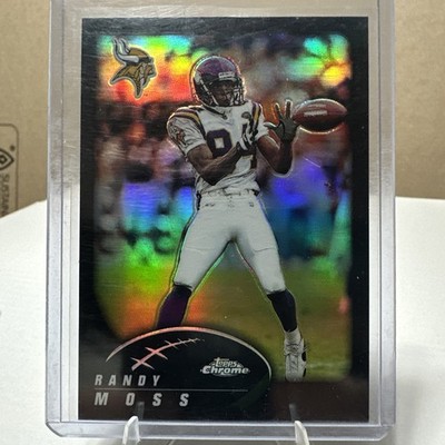 2002 Topps Chrome Randy Moss Black Refractor /599 SP #17