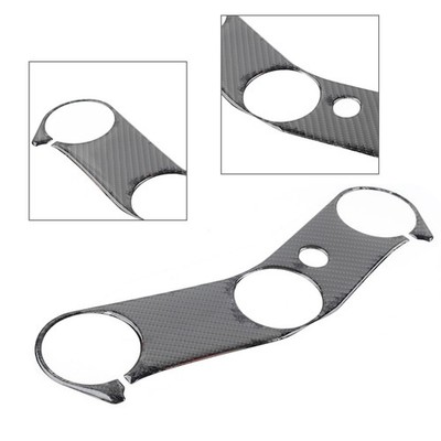 Carbon Gabelbrücke Top Clamp Oberen 3D Aufkleber Für Yamaha YZF-R1 2002-2006