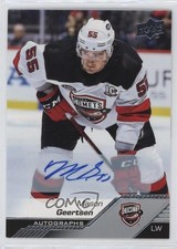 2022-23 Upper Deck AHL Auto Mason Geertsen #18 Auto t6a